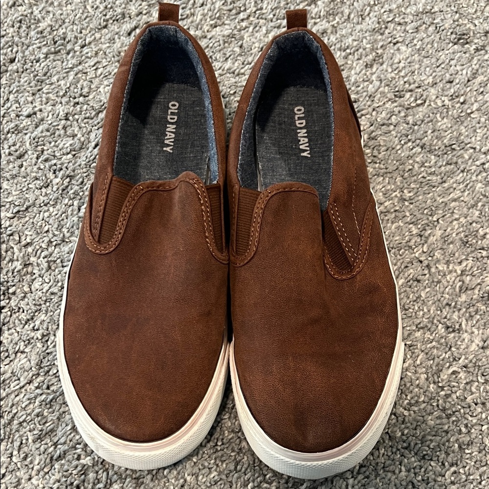 Old Navy Men's Dark Brown Slip-On Loafers